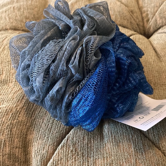NWT Cleanlogic dual-texture mesh sport sponge. Navy and grey. - Picture 4 of 5